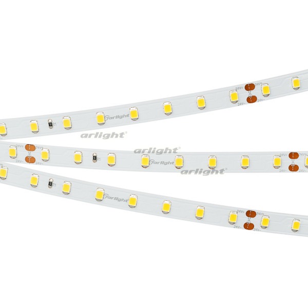 Лента RT-A80-8mm 24V Warm3000 (6 W/m, IP20, 2835, 5m) (Arlight, высок.эфф.150 лм/Вт) 024513(2). Цена указана за 5 метров. Продается кратно 5 метрам.
