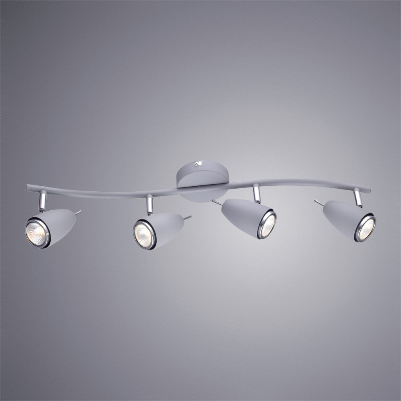 Спот с четырьмя лампами  Arte Lamp A1966PL-4GY REGISTA, серый