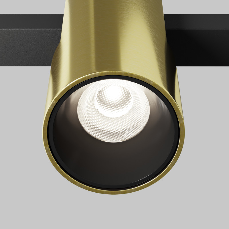 Светильник 5,3*5,3*10,4 см, LED, 7W, Maytoni Technical ALFA TR122-4-7W-DS-BS латунный, 3000-6000K, Dim