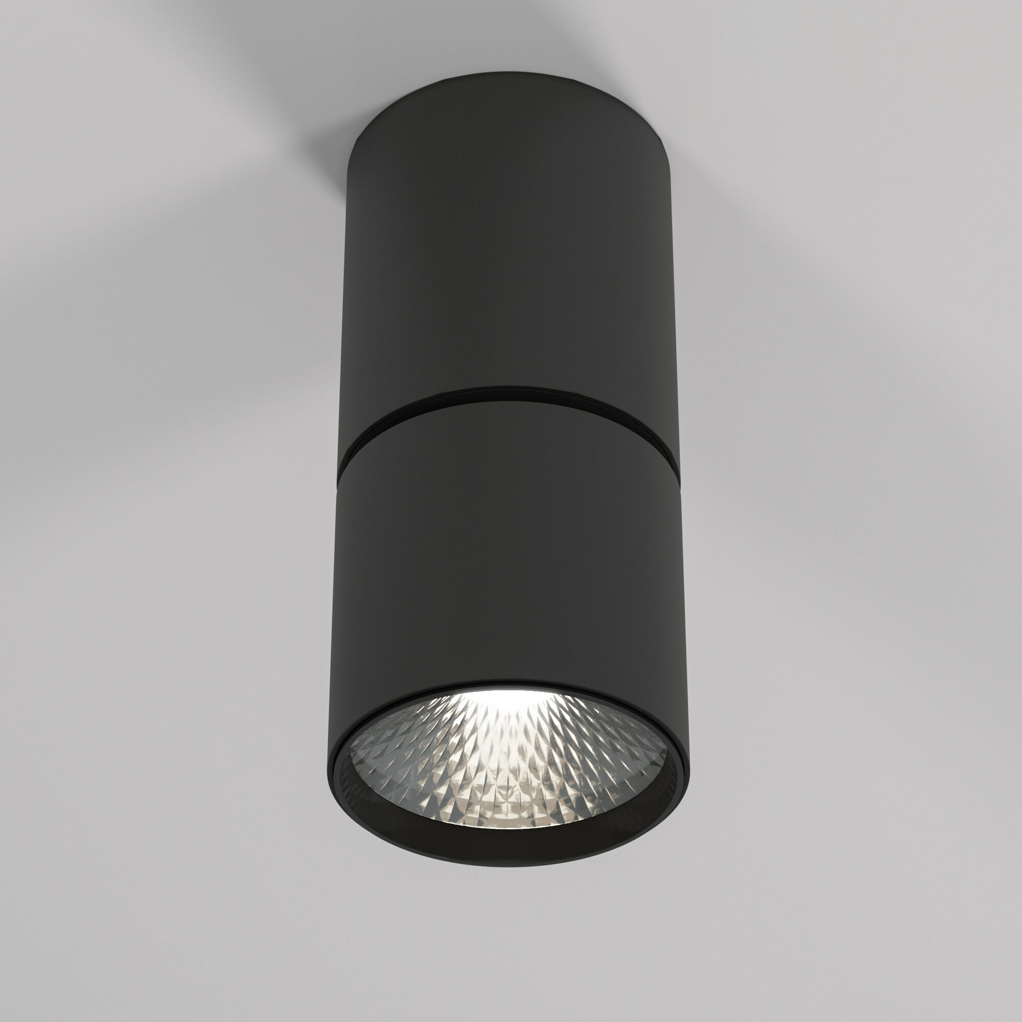 Точечный светильник LED 10W, 4000 К, 13,7*5*6 см, черный, Elektrostandard Sens 25042/LED