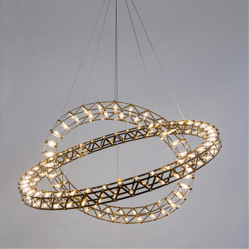 Светильник 80 см, 52W, 3000K, Divinare 1030/17 SP-144, золото