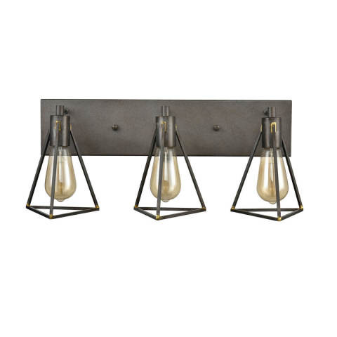 Бра 18*58*24 см, 3*E27 античный коричневый Vele Luce Storm VL6136W03