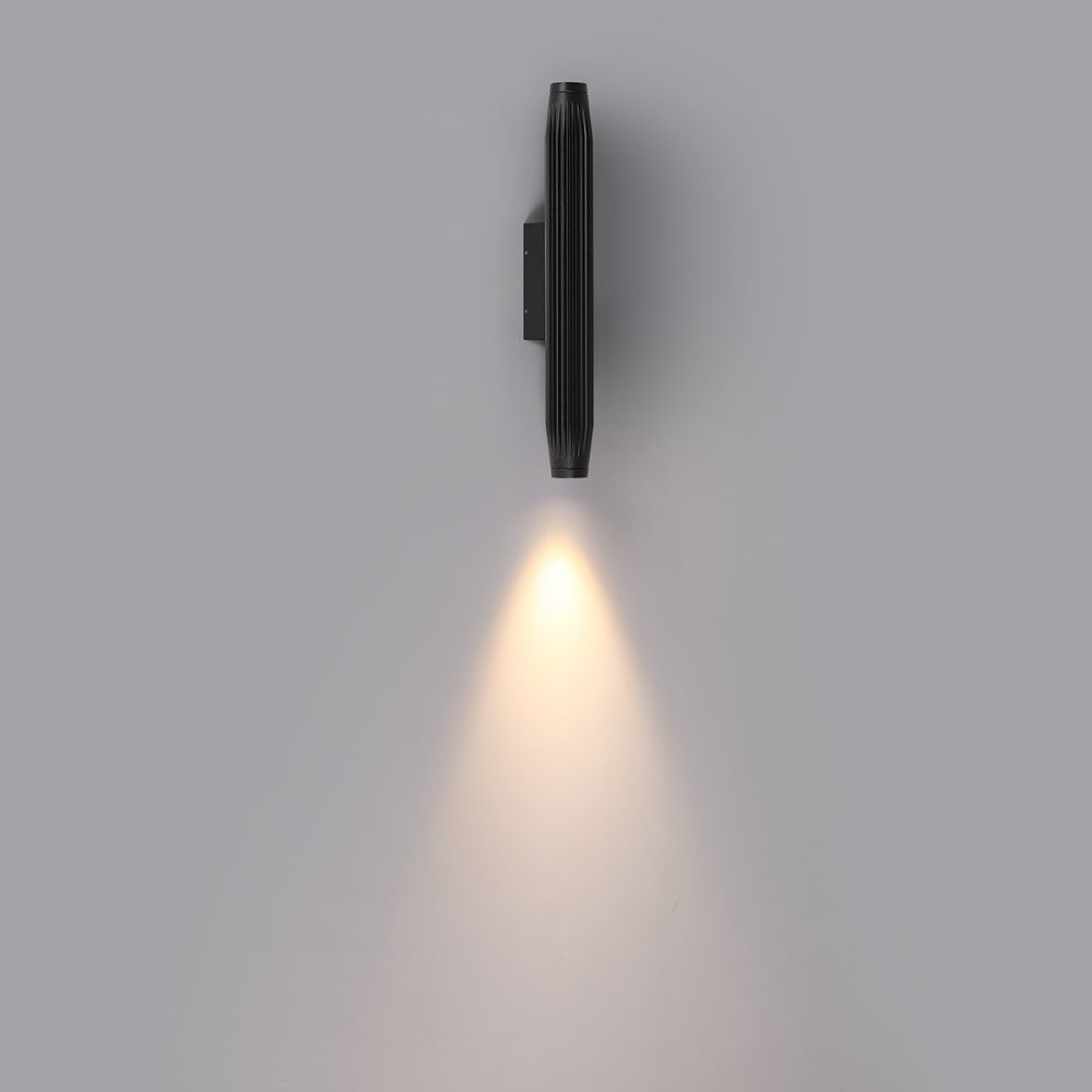 Настенный светильник 40 см, 6W, 3000K, Odeon Light 7141/6WLA, черный