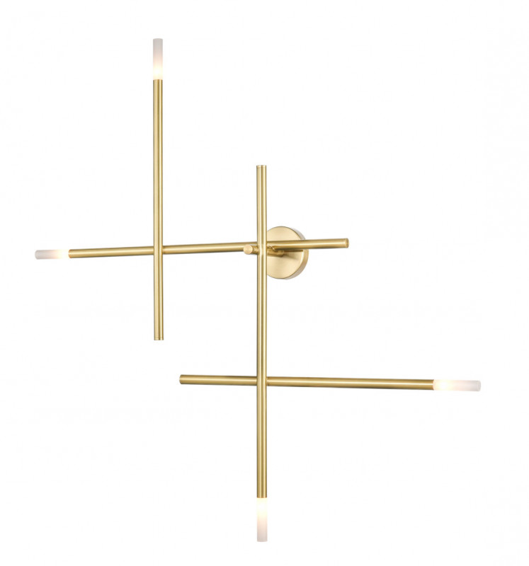 Бра 16*66*66 см, 4*G4 латунь Vele Luce Corda VL5534W14