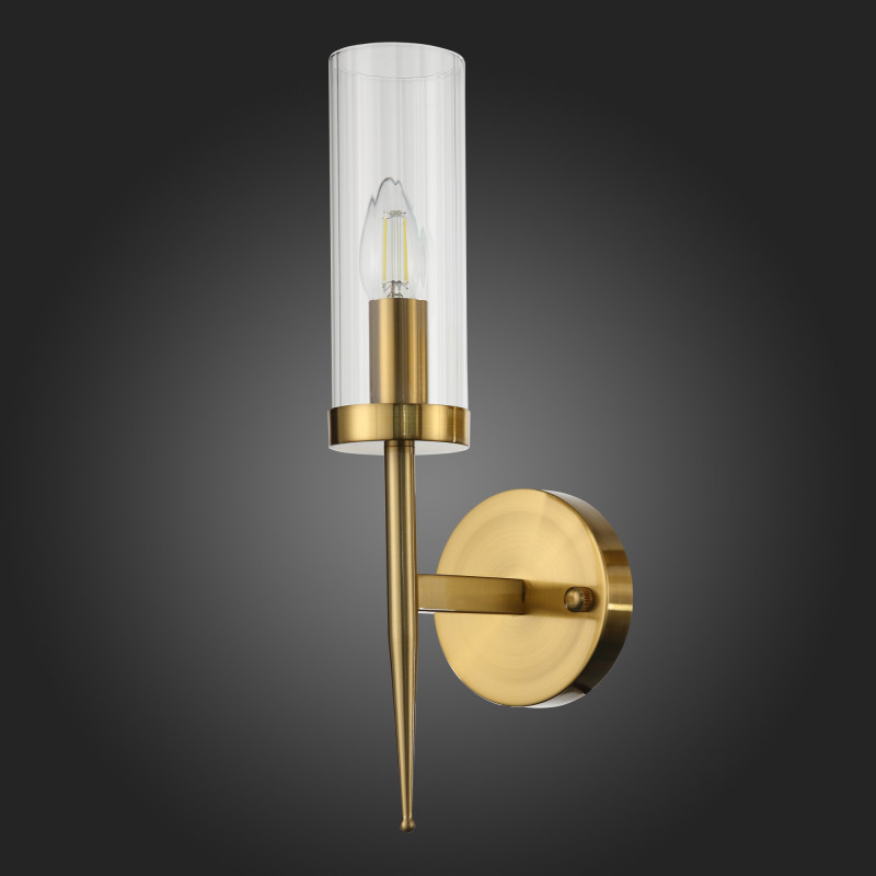 Светильник настенный 10 см, 60W, ST LUCE ACAZIO SL1159.301.01 Латунь
