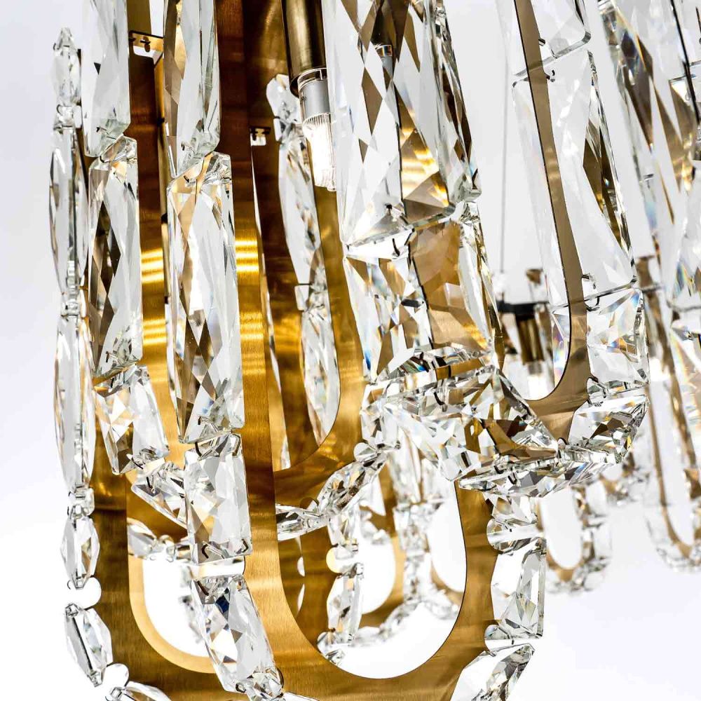 Подвесная люстра 80 см MODELUX ML.6621.19 BS латунь