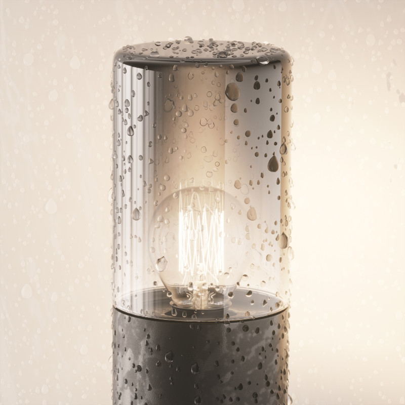 Садово-парковый светильник 8*25 см, 1*E27, 60W, Maytoni Amas O432FL-01GF серый