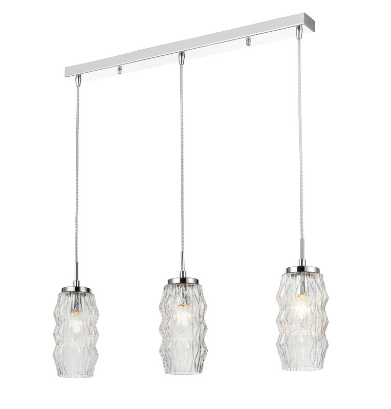 Подвесной светильник 11*71*151 см, 3*E14 хром Vele Luce Lily VL5583P13