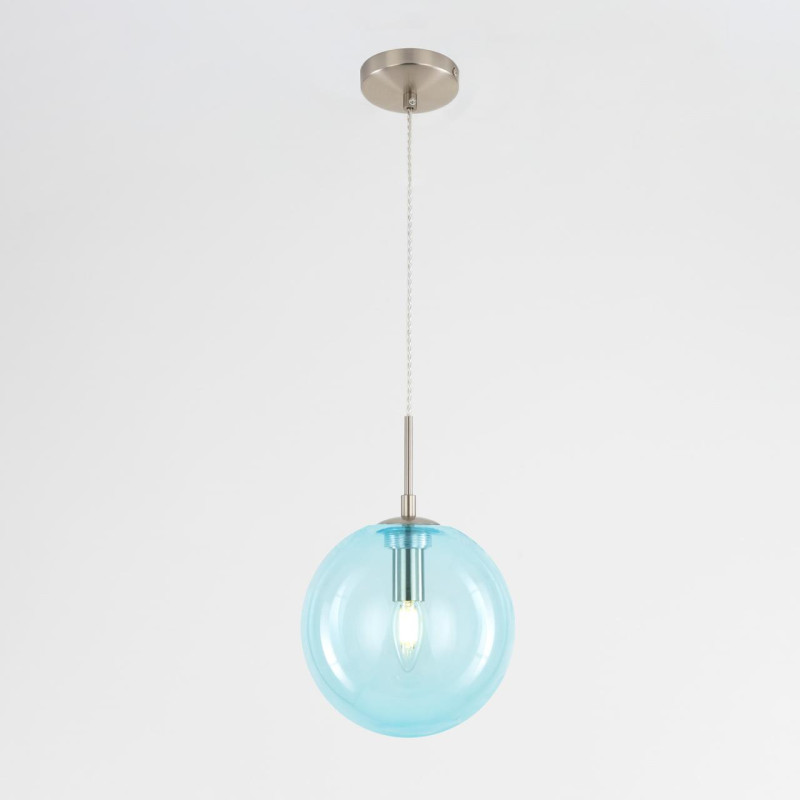 Светильник подвесной 20*130 см, 1*E14, Матовый хром Citilux Томми CL102627
