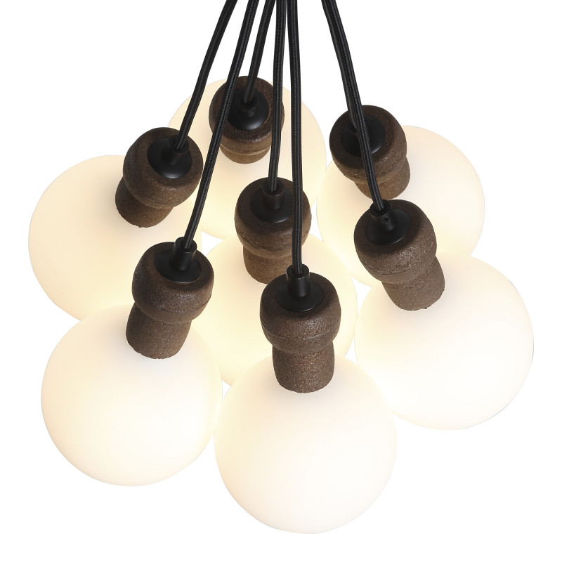 Светильник подвесной CORK 7*G9*5W 4000K ST LUCE SL6226.403.07 черный