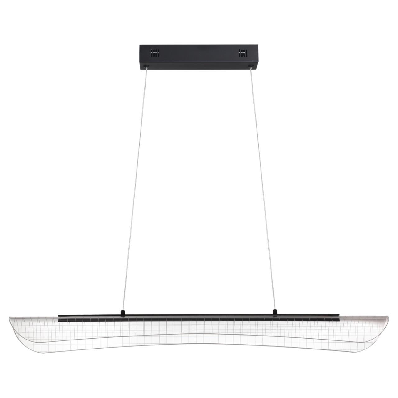 Светильник подвесной 99,5*13*120 см, LED*1*32W, 3000-6000 К, Novotech 359191 WELLE Over, черный
