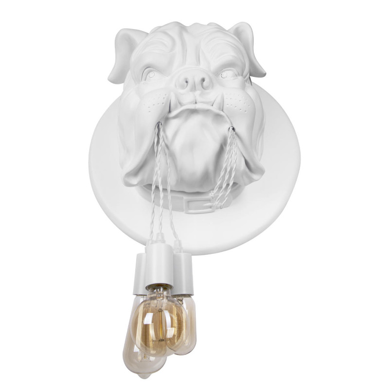 Светильник *41 см, 3*E27*W, Loft It 10177 White Bulldog, Белый
