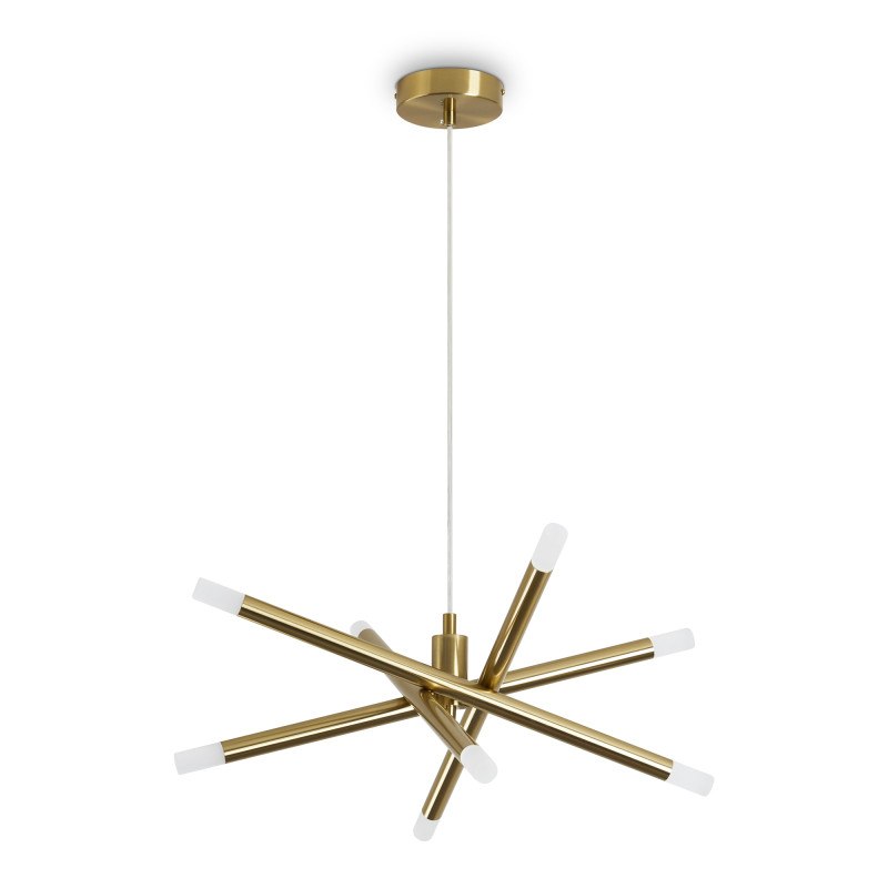 Светильник 58 см, 20W, 3000K, Freya Wands FR6130PL-L24B, латунь