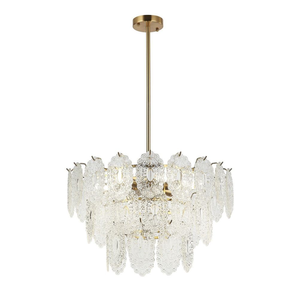 Люстра 60*60*125 см, 6*E14 Gerhort G21072/6AB, Античная бронза