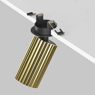 Спот 10*5,6*14,4 см, GU10, 10W, Maytoni Technical calipso C110CL-01-GU10-BS латунный, вр 5,5 см