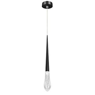 Подвес с декоративной насадкой (капля) 4W 282LM 24G 3CCT 3000/4000/6000K Punto mini Lightstar 807007-4 Черный