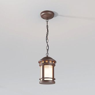 Уличный подвесной светильник Maytoni Salamanca O031PL-01BR, коричневый
