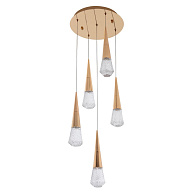 Подвесной светильник 30*30*97 см, LED 15W, 4000K, Золото MODELUX ML.3315.5