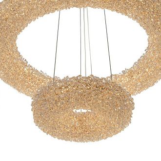 Подвесная люстра 58 см, 75W, 3500K, Citilux Cloudy CL323172, золото