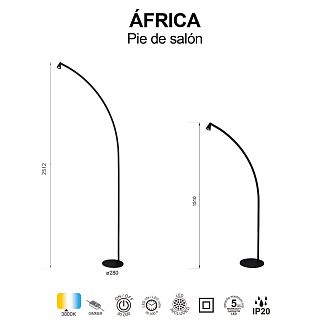 Торшер AFRICA 9417
