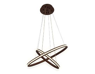 Светильник подвесной 60*110 см, LED 84W, 3000К, кофе Ambrella Comfort Line FL406