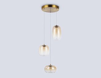 Подвесной светодиодный светильник **- см, **W, 3000K, Ambrella Light High Light LH11105, латунь