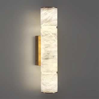 Бра 12*10,8*40,4 см, 1 LED*12W, 3000 К, Odeon Light Marbella, латунь 6674/12WL
