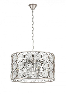 Подвесная люстра  50*120 см, 8*E14 сатин никель Vele Luce Sophie VL3233P08