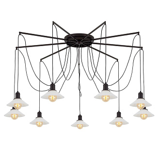 Светильник подвесной Citilux Эдисон CL451292, черный, диаметр 150 см