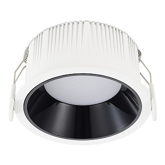 Встраиваемый светильник 10,5*5 см, 1*LED*12W 3000K ST LUCE ST755.438.12 черный, вр 9,5 см