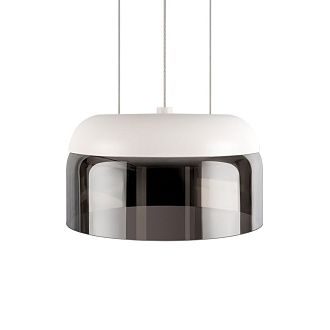 Подвесной светильник 17 см, 6W, 3000K, LOFT IT Totem 10466P Smoke, белый-дымчатый