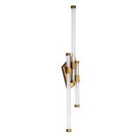 Бра 82*15*5,5 см, LED 27W, 3000К LED4U L2243-820 BS латунь матовый
