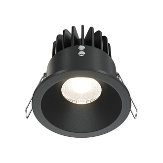 Светильник 9 см, 12W, 4000K, Technical DL034-L12W4K-B, черный, вр 7,5 см