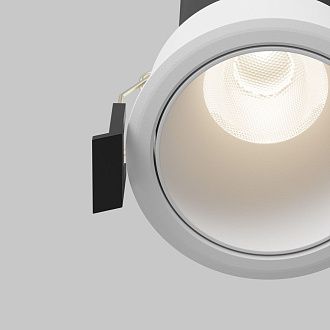Встраиваемый светильник DL116-10W-4K-W **-9,7 см, *LED*10W, 4000K, Maytoni technical Dip DL116-10W-4K-W, Белый, вр 6 см