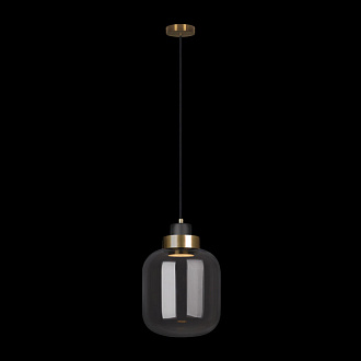 Светильник 18 см, 7W, 3000K, Loft It 10140A Smoke, черный-золото-дымчатый