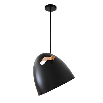 Подвесной светильник 30*30 см, 1*E27, 60W, Divinare Platea 5085/06 SP-1, Черный
