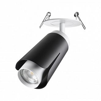 Светильник 8 см, Novotech Tulip 370832, белый-черный, вр 7,5 см
