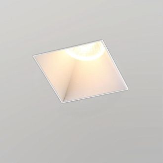Светильник встраиваемый для ГКЛ потолка 8*8*4- см, 1*GU10*50W, Novotech Nimbus 370997, белый