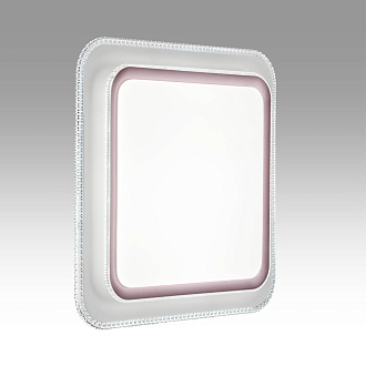 Светильник 50*50*7,5 см, LED 1*70W, 3000-6000 К, Sonex Losy 7683/EL, белый/темно-коричневый