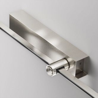 Комплектующие для трековой системы  TRA155CW-BB-PT 26,5*5,5*-8,9 см, *Maytoni technical Accessories for tracks Flarity TRA155CW-BB-PT, Платина