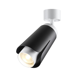 Светильник 8 см, Novotech Tulip 370828, черный-белый