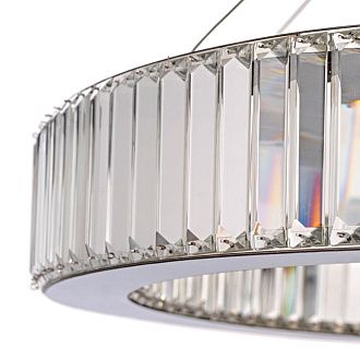 Люстра подвесная *80* см, Led лента*LED*36W, 3000/4500/6000 K, Arti Lampadari Anzio Anzio L 1.5.80.100 N, никель