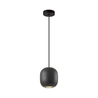 Подвес 12*12*120 см, 1 GU10*4W, Odeon Light Cocoon, черный 5060/1BA