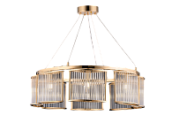 Люстра Ø800 x H230(1200), мм, 8*40W (320W), GD (Золото) NewRgy 5055/800 GD