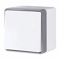 W5010201 Выключатель одноклавишный влагозащищенный Gallant, белый Werkel, 4690389163920