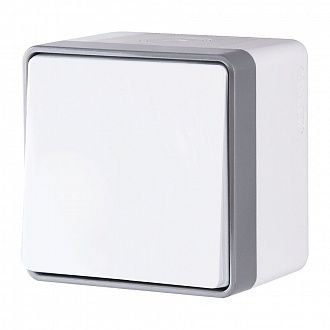 W5010201 Выключатель одноклавишный влагозащищенный Gallant, белый Werkel, 4690389163920