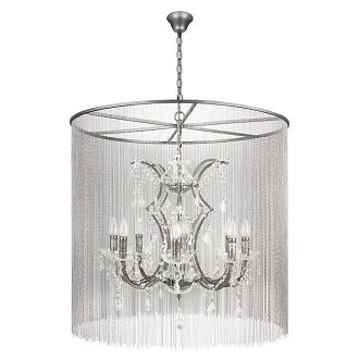 Подвесная люстра 80 см, Loft IT Vaille Crystal 10450/800, графит