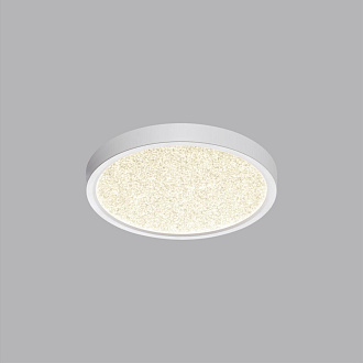 Cветильник 23*2,5 см, LED 18W, 3000/4000 К, IP40, белый, пластик Sonex Omega White, 7661/18L