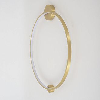 Настенный светильник 60 см, 26W, 3000-6000K, Crystal Lux REAL AP26W LED BRASS, латунь