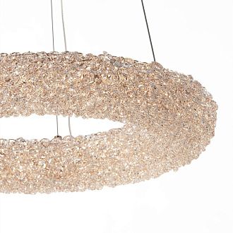 Подвесная люстра 48 см, 45W, 3500K, Citilux Cloudy CL323152, золото